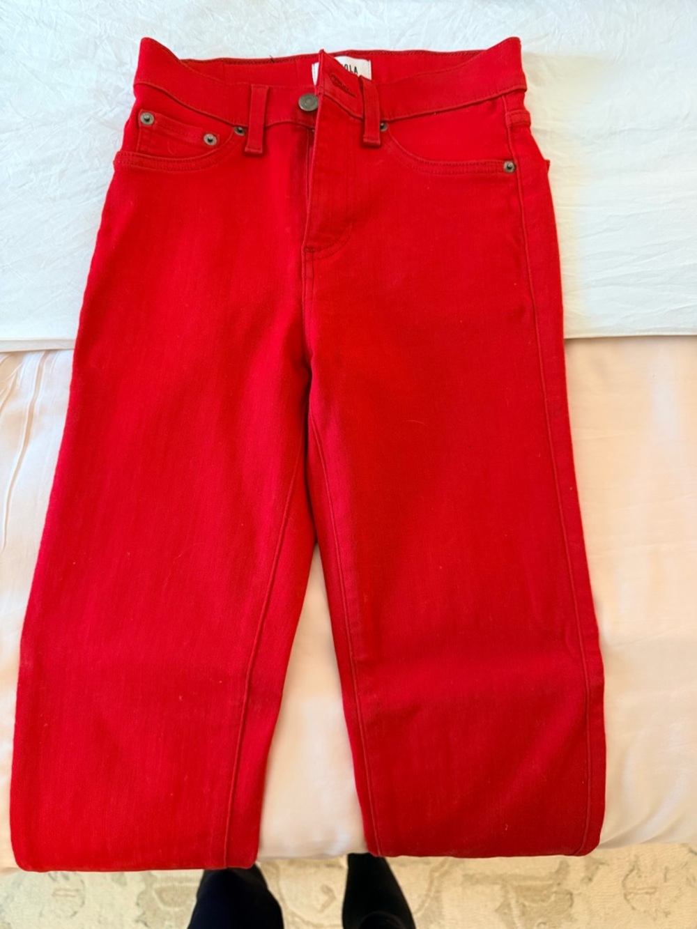 pistola Red Straight Leg Women’s Jeans